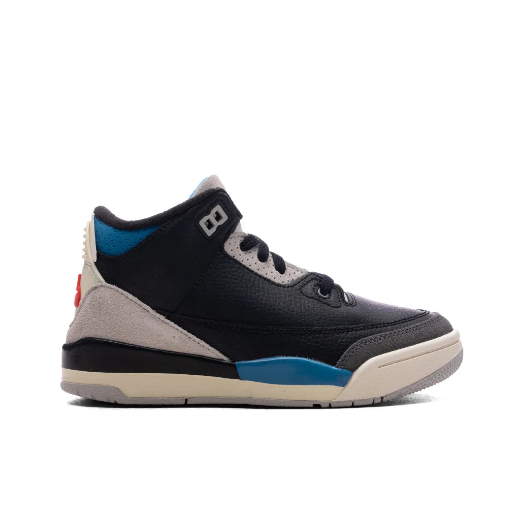 Air Jordan 3 Retro OG Rare Air PS Black Chile Red Neutral Grey