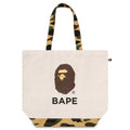 1st Camo Ape Head Tote Bag Ivory