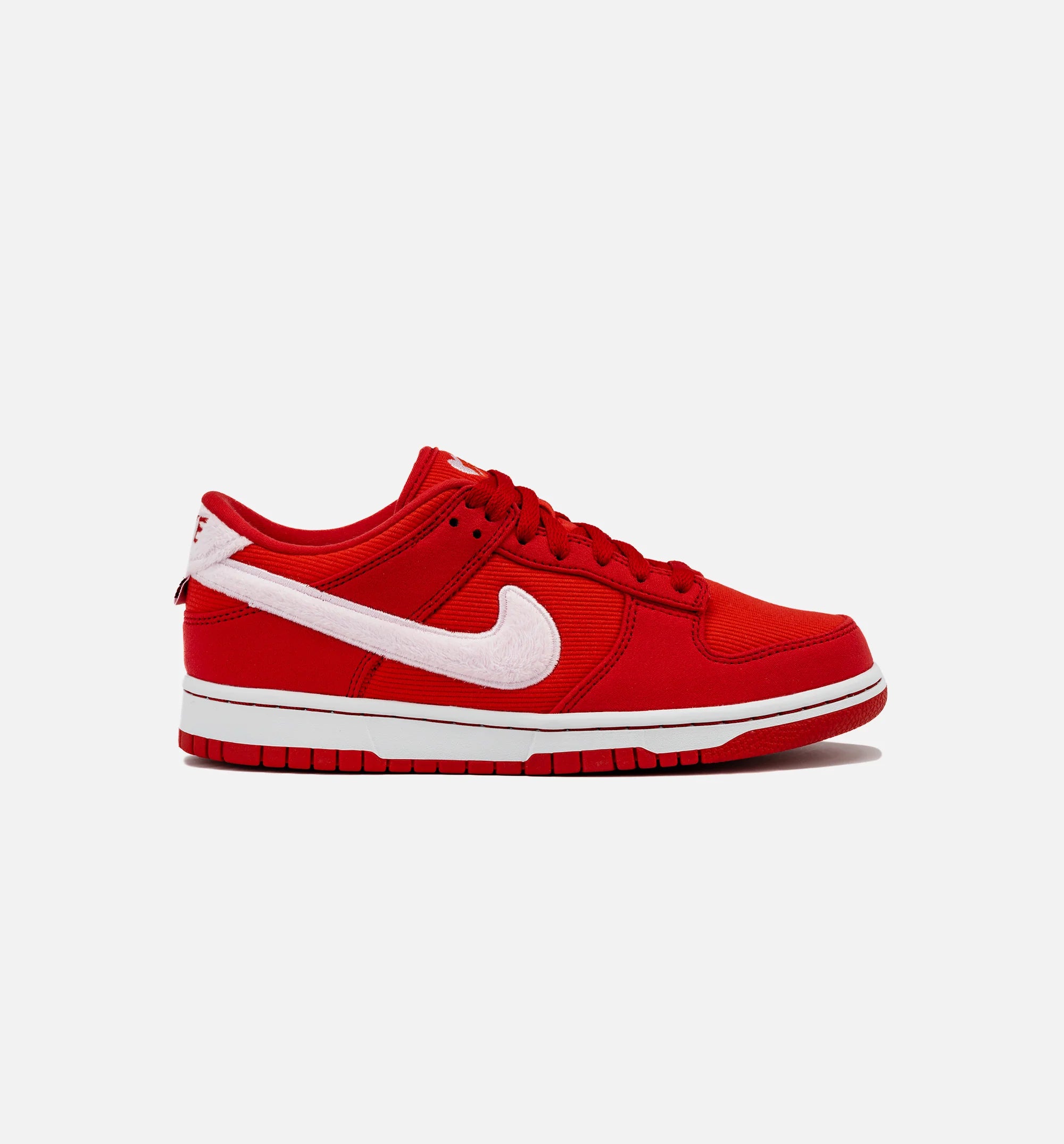 Dunk Low Grade School Lifestyle Shoe Fire Red Light Crimson White Pink Foam