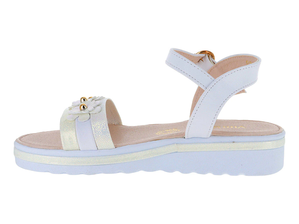 Sandalias Viris Blancas para Niña