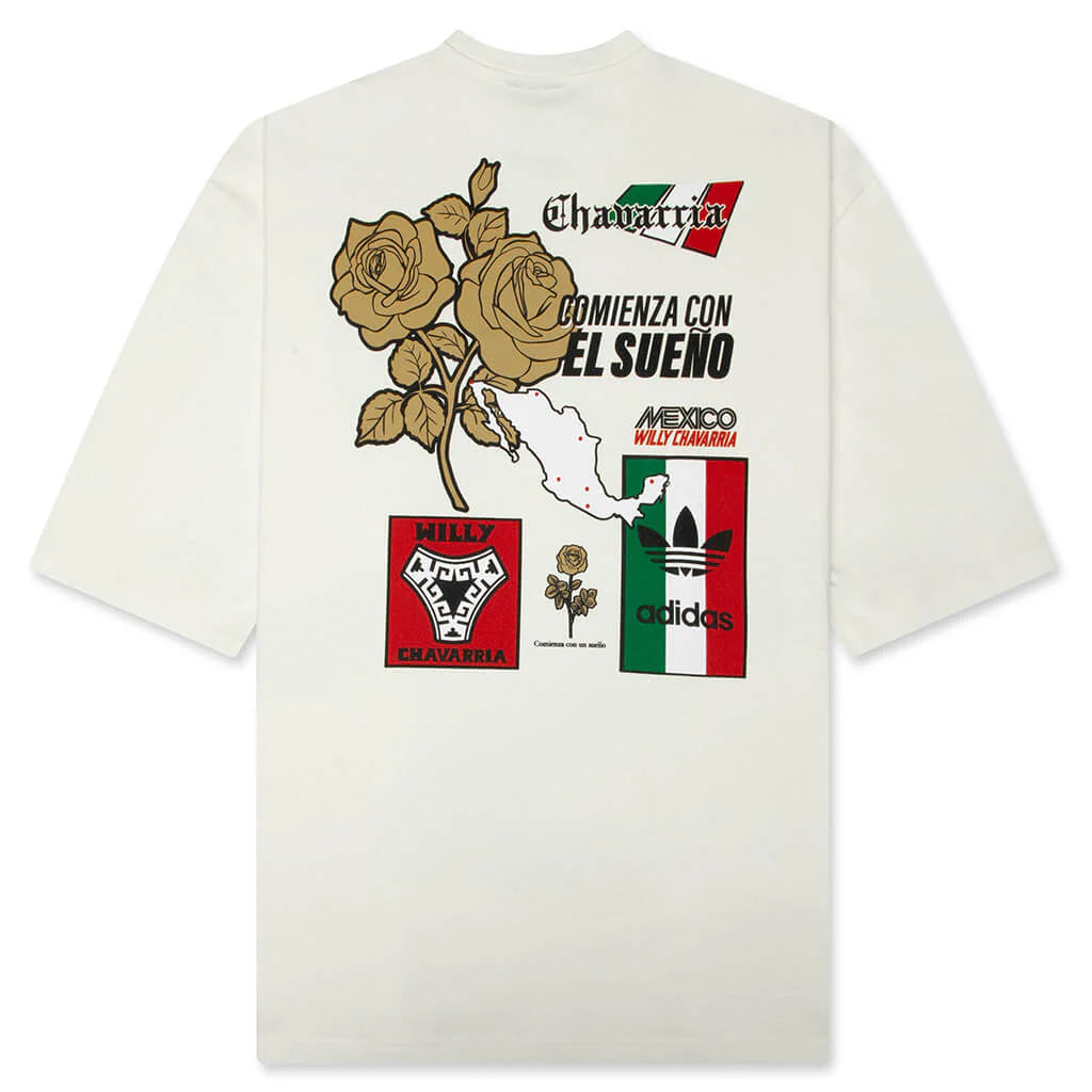 adidas Originals x Willy Chavarria Graphic Tee Off White