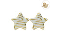 Aretes ROZE Estrellas Dorado para Mujer