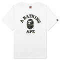 1st Camo College Tee White Green