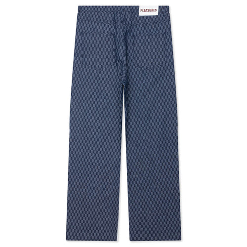 Formula Baggy Jeans Indigo Checker