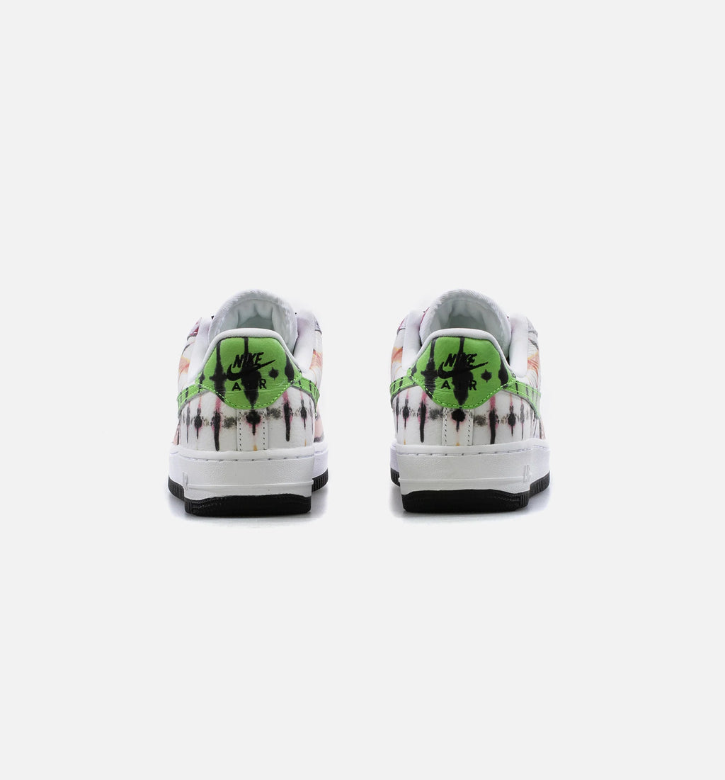 Air Force 1 07 Low QS Womens Lifestyle Shoe White Black Green Pink Orange
