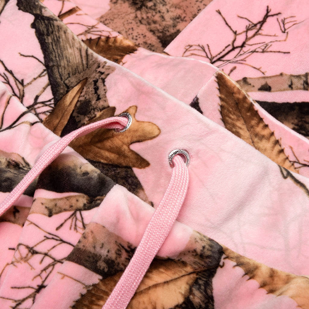 Pleasures x Juicy Couture Realtree Velour Track Pants Pink Edge