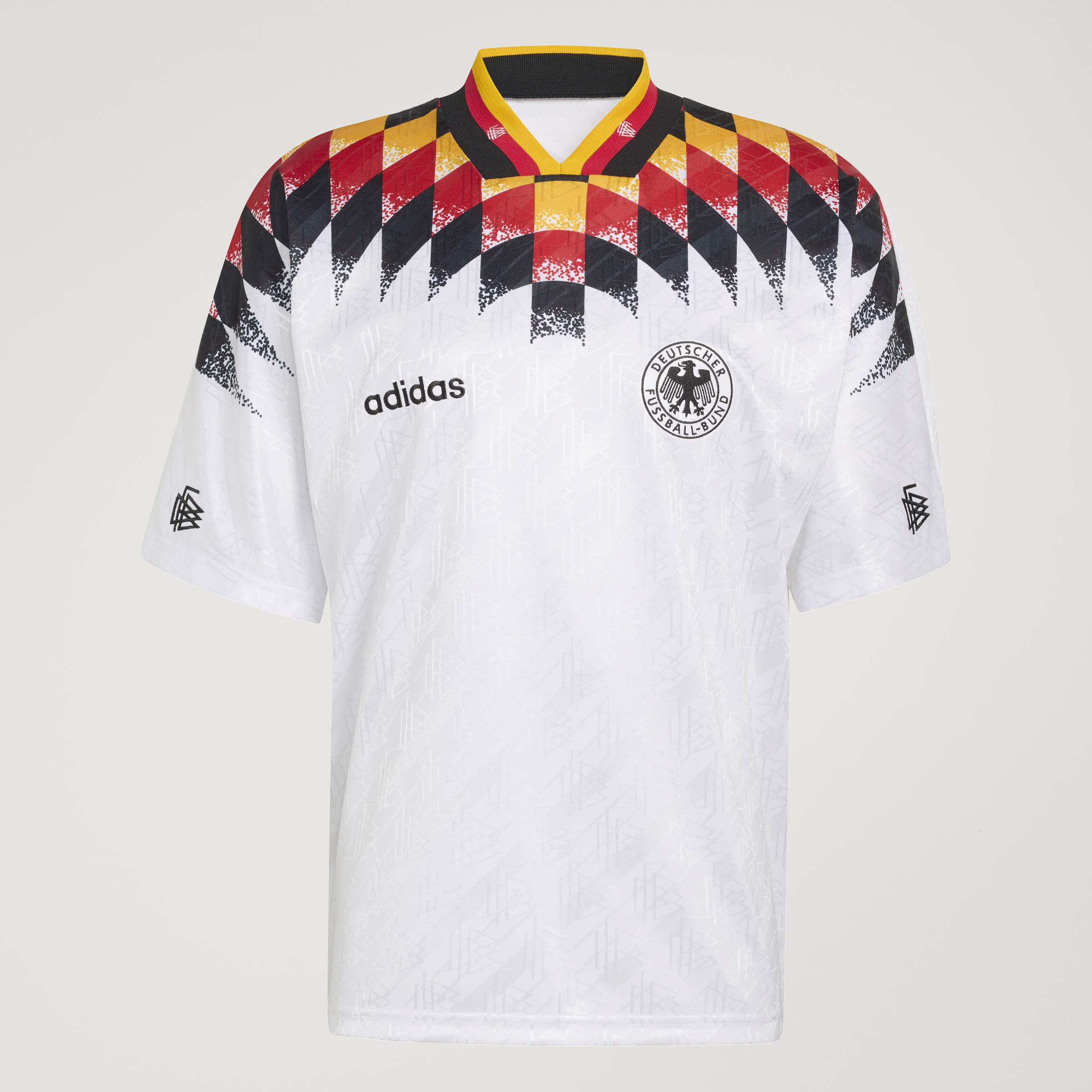 adidas Germany Home 1994 Mens Soccer Jersey White Black Red