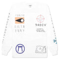 NH L S Tee 10 White