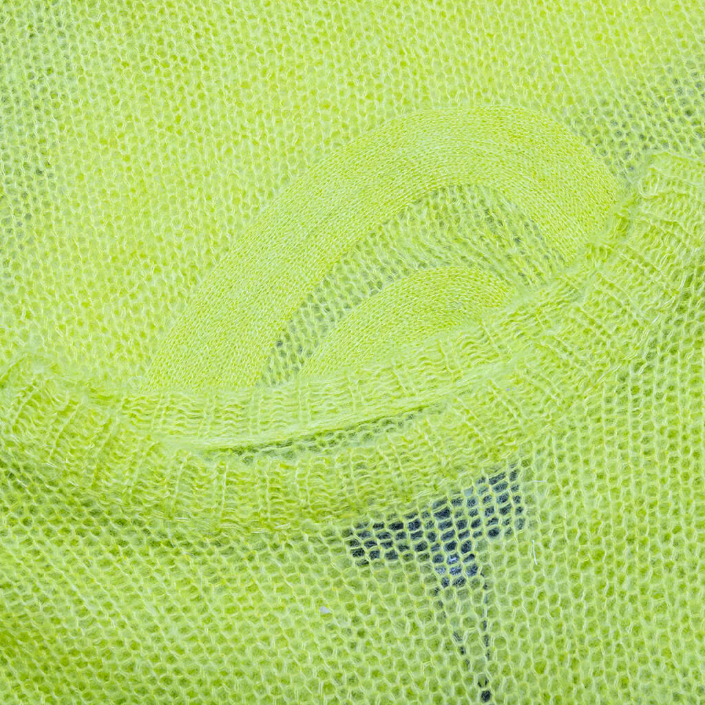 S Loose Knit Sweater Lime