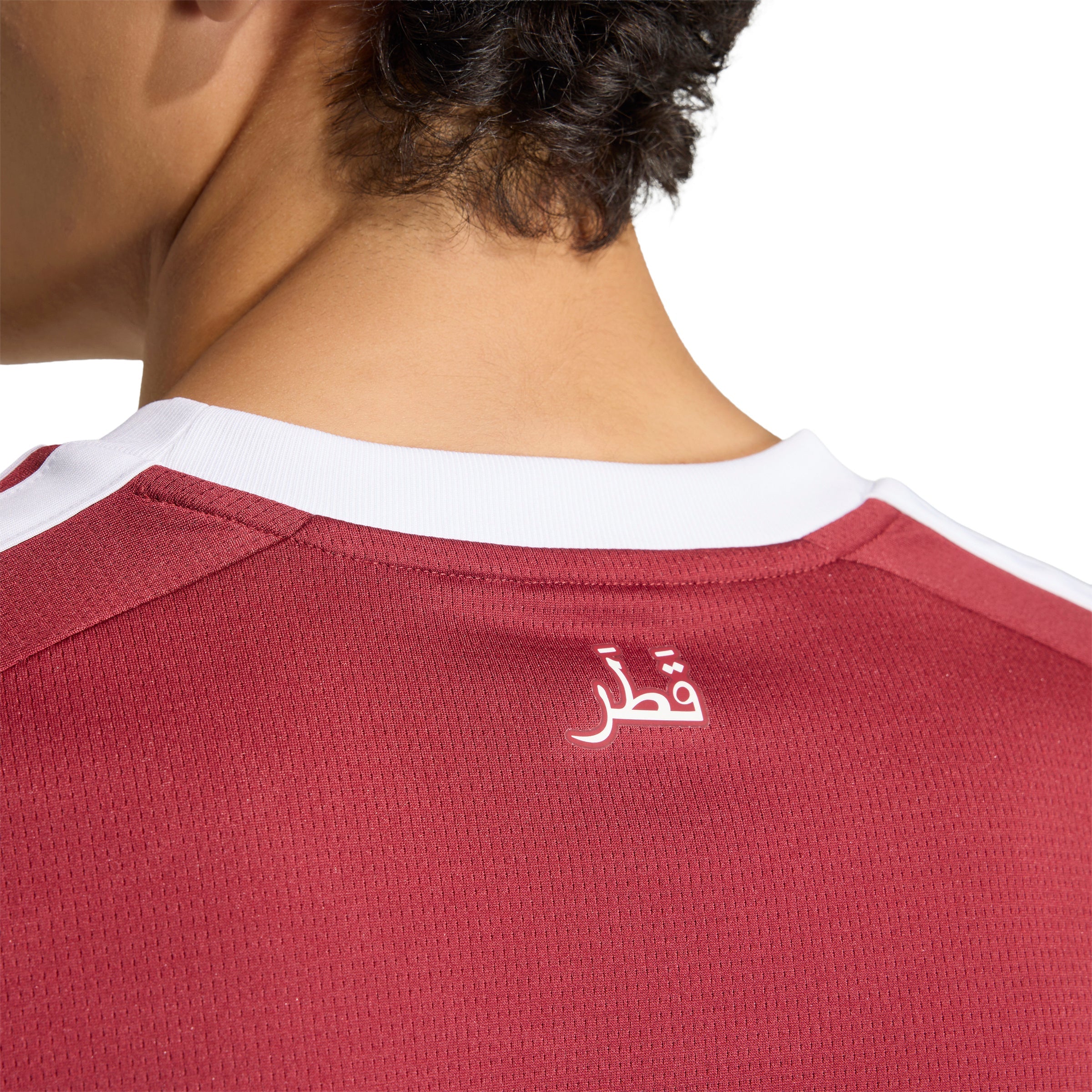 adidas Qatar Home Mens Soccer Jersey 2026 Maroon