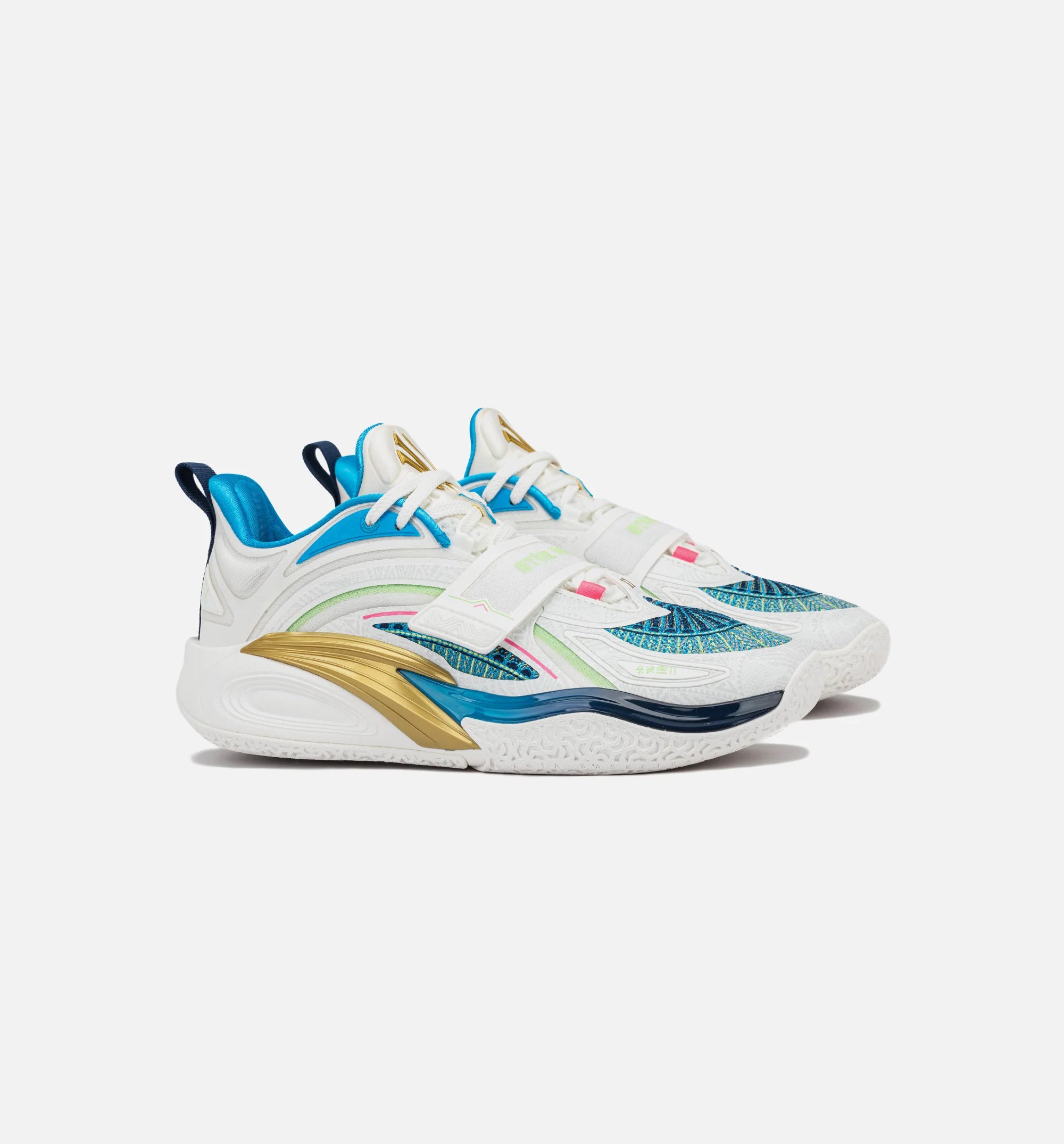 Kai 1 Mens Basketball Shoe Blue Gold