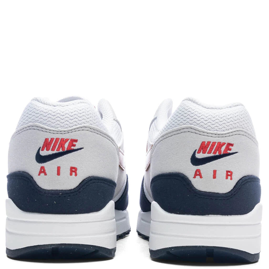 Air Max 1 Olympic Obsidian Metallic Gold White