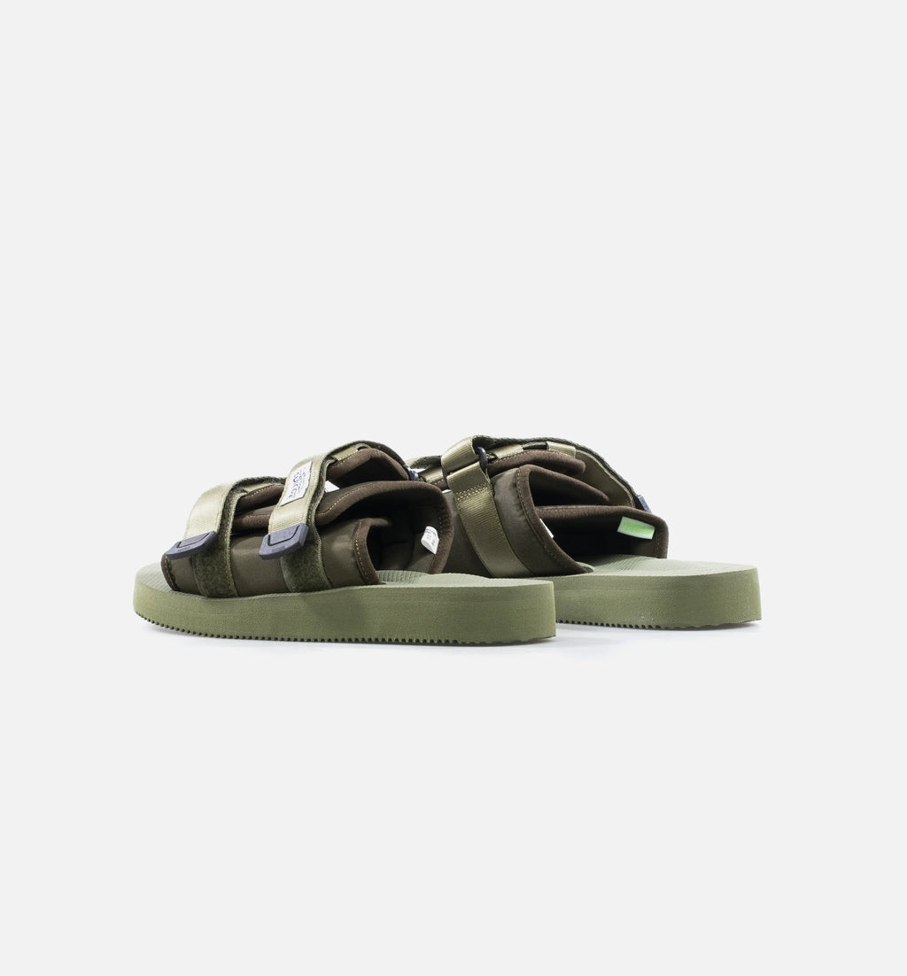 Double Strap Moto Cab Mens Lifestyle Slide Sandal Olive
