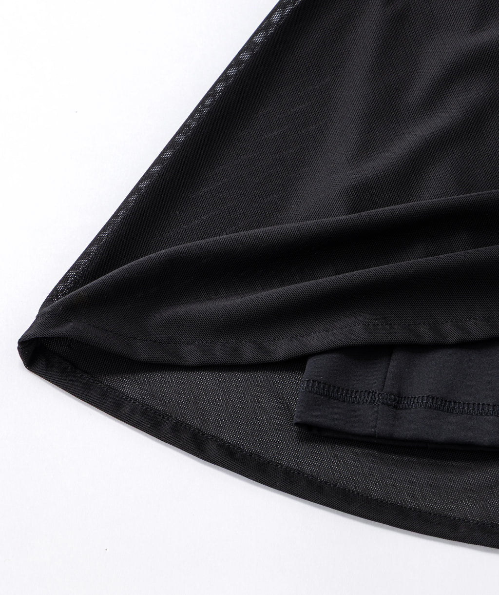 SHEER COMPETITION SKIRT WITH BUILT IN SHORTS