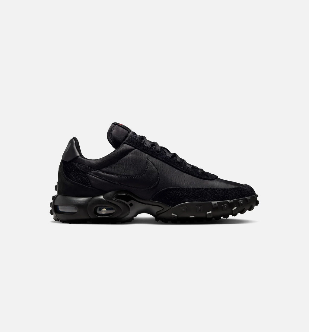 Air Max Waffle Black and Anthracite Mens Lifestyle Shoe Black