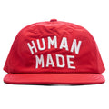 5 Panel Nylon Cap Red