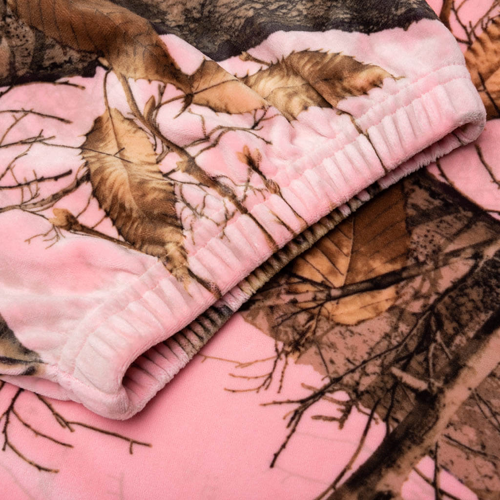 Pleasures x Juicy Couture Realtree Velour Track Pants Pink Edge
