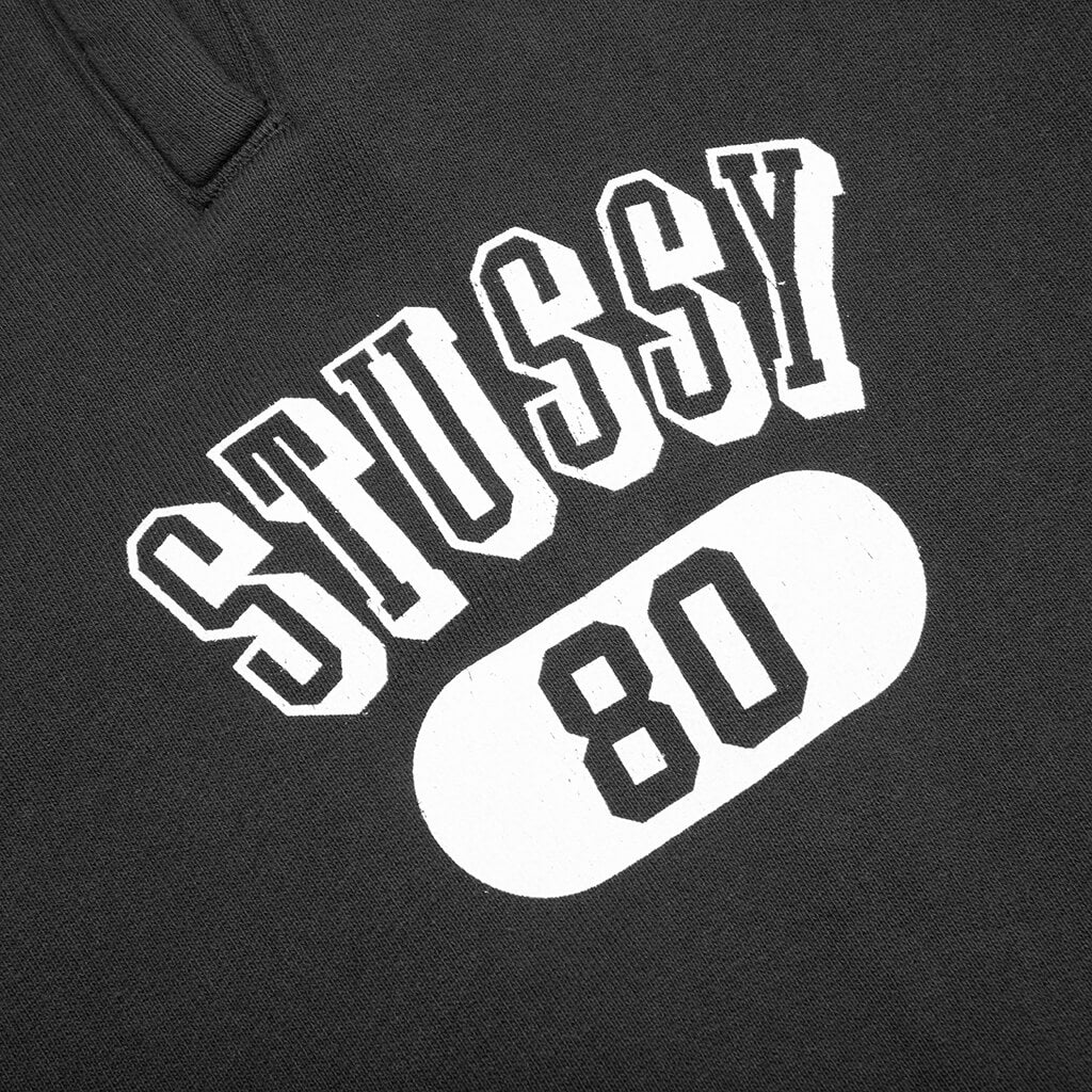 Stussy 80 Fleece Pant Washed Black