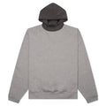Nylon Fleece Hoodie Dark Heather Oatmeal Ink