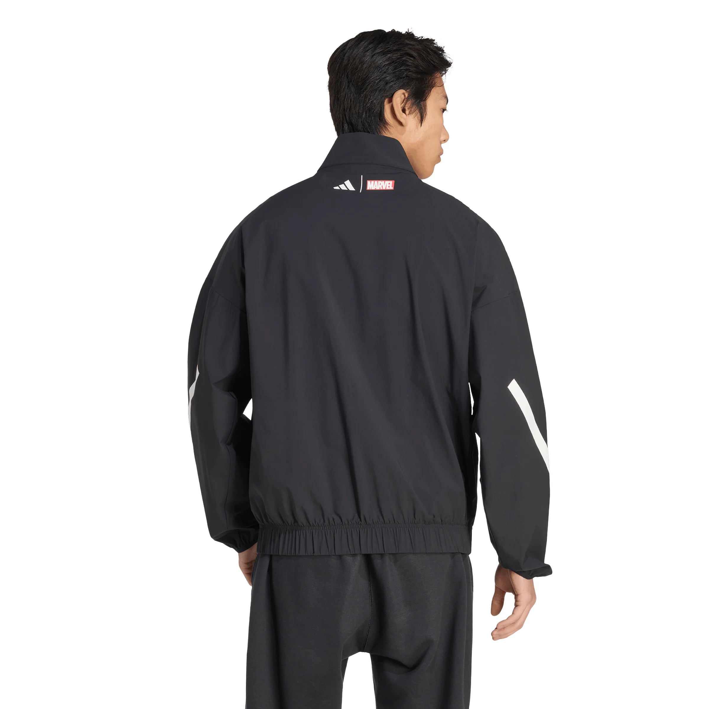 adidas Real Madrid Avengers ZNE Anthem Mens Soccer Jacket Black