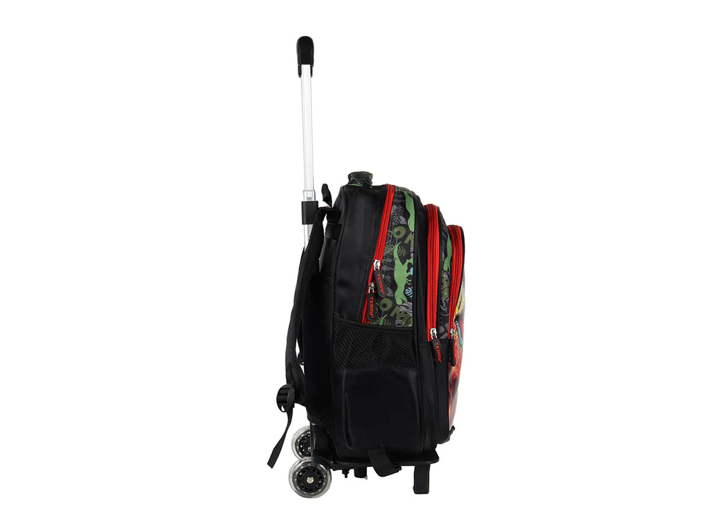 Mochila Terry Dinosaurio Rojo para Niño