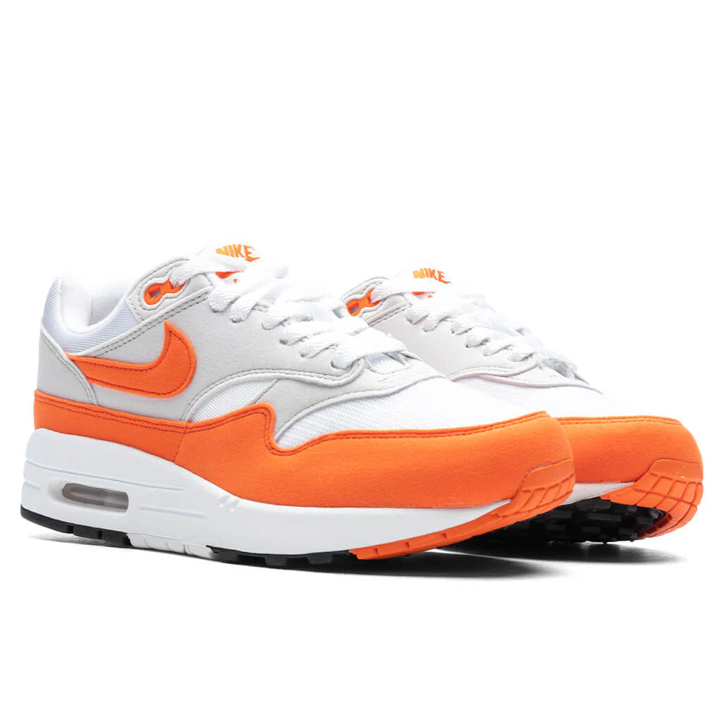 Womens Air Max 1 87 Safety Orange Neutral Grey Safety Orange White