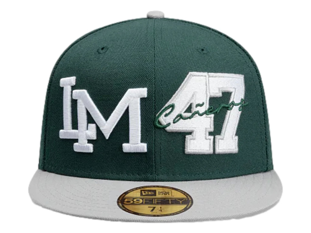 Gorra New Era 59Fifty Dual Logo Verde Oscuro para Hombre