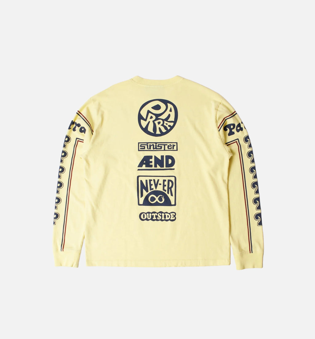 Never Sinister Mens Long Sleeve Shirt Yellow