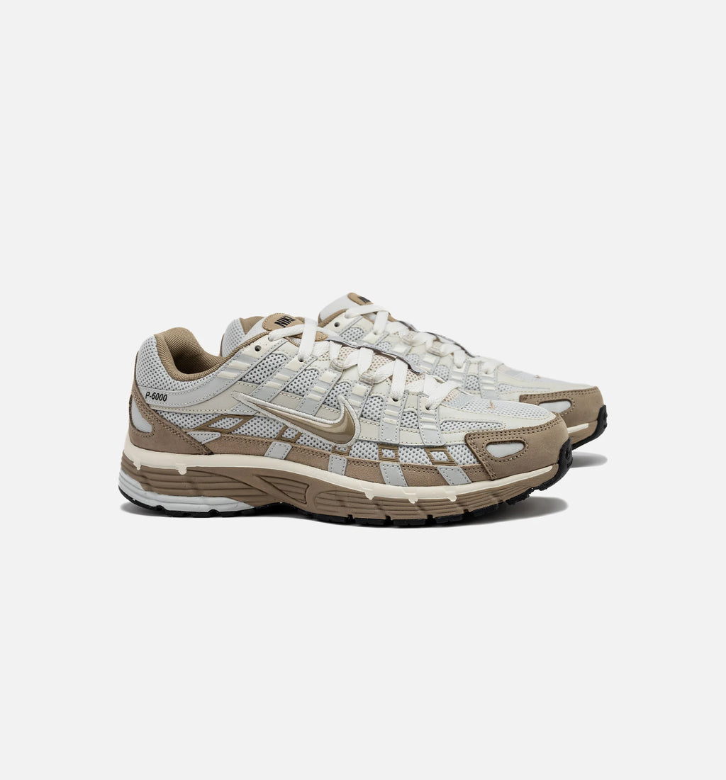 P 6000 PRM Khaki Mens Lifestyle Shoe Khaki White