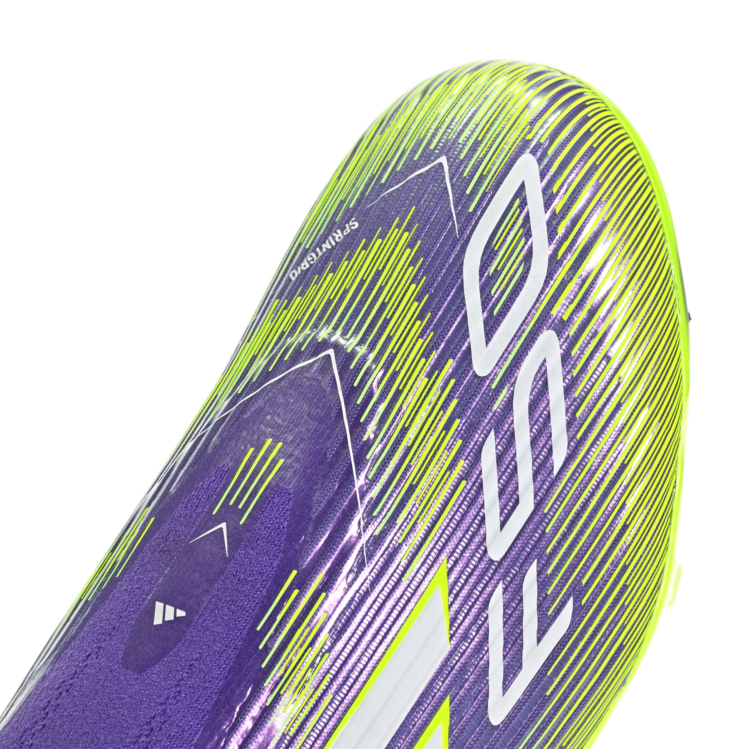 adidas F50 League Laceless FG MG Mens Soccer Cleats Purple White Lemon