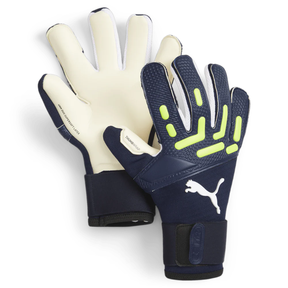 PUMA Future Pro Hybrid Goalkeeper Gloves Blue Green