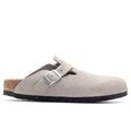 Wide Boston Suede Embossed Corduroy Stone Coin