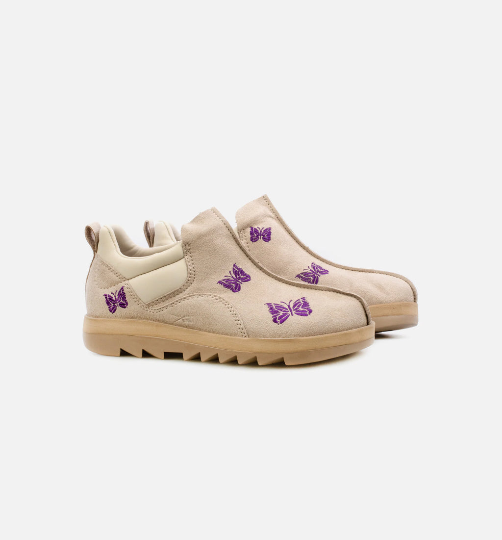 Needles Beatnik Moc Mens Lifestyle Shoe Beige Purple