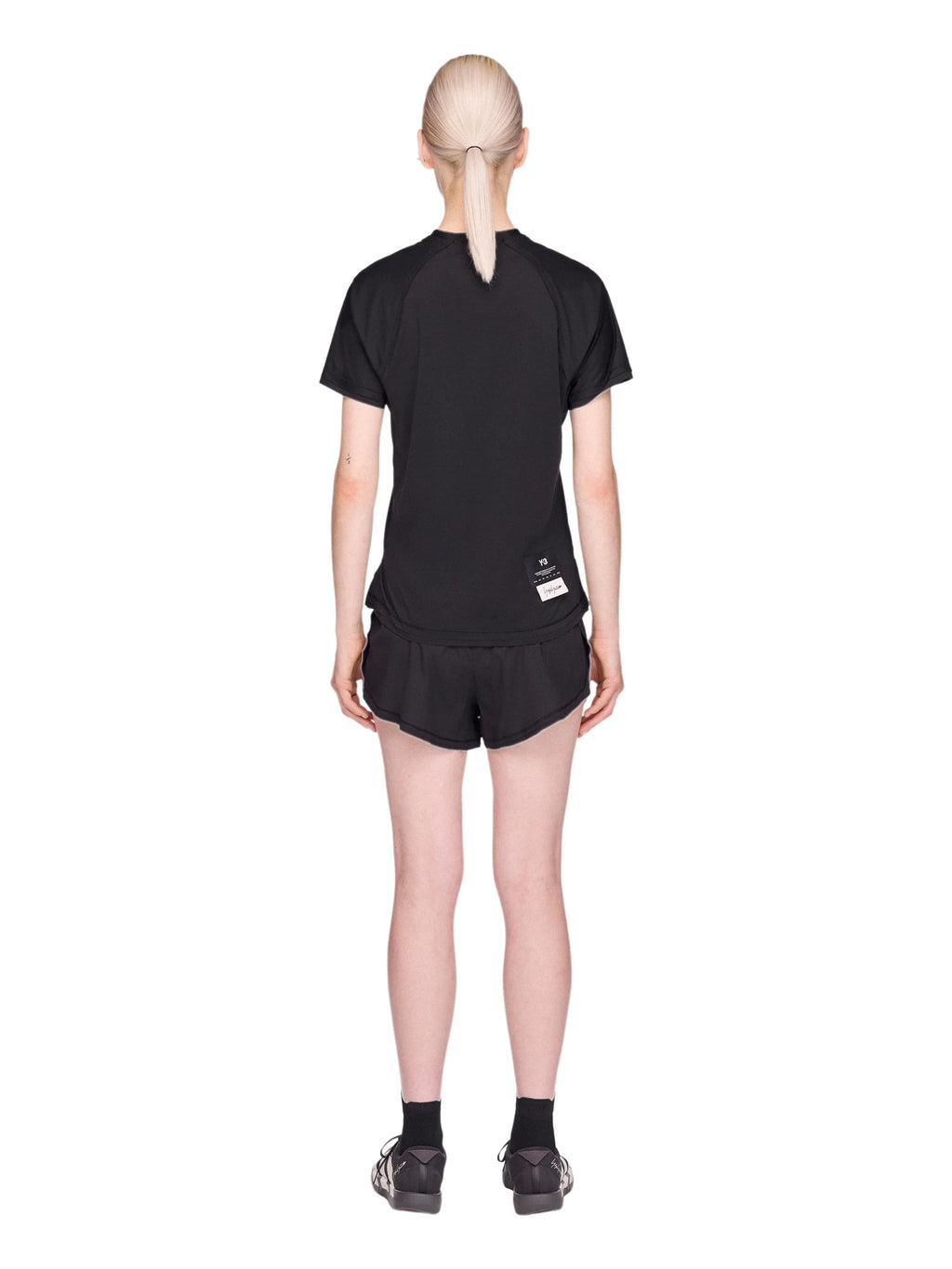Adidas Womens Y 3 Running Short Sleeve T Shirt