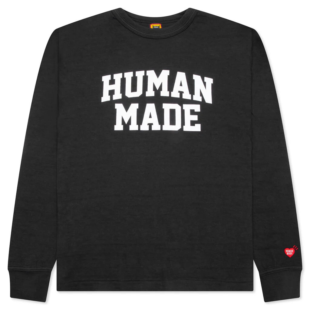 Graphic L S T Shirt 7 Black