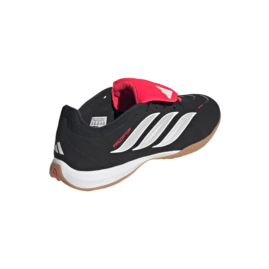 adidas Predator League Fold Over Tongue IN Indoor Mens Soccer Shoes Black White