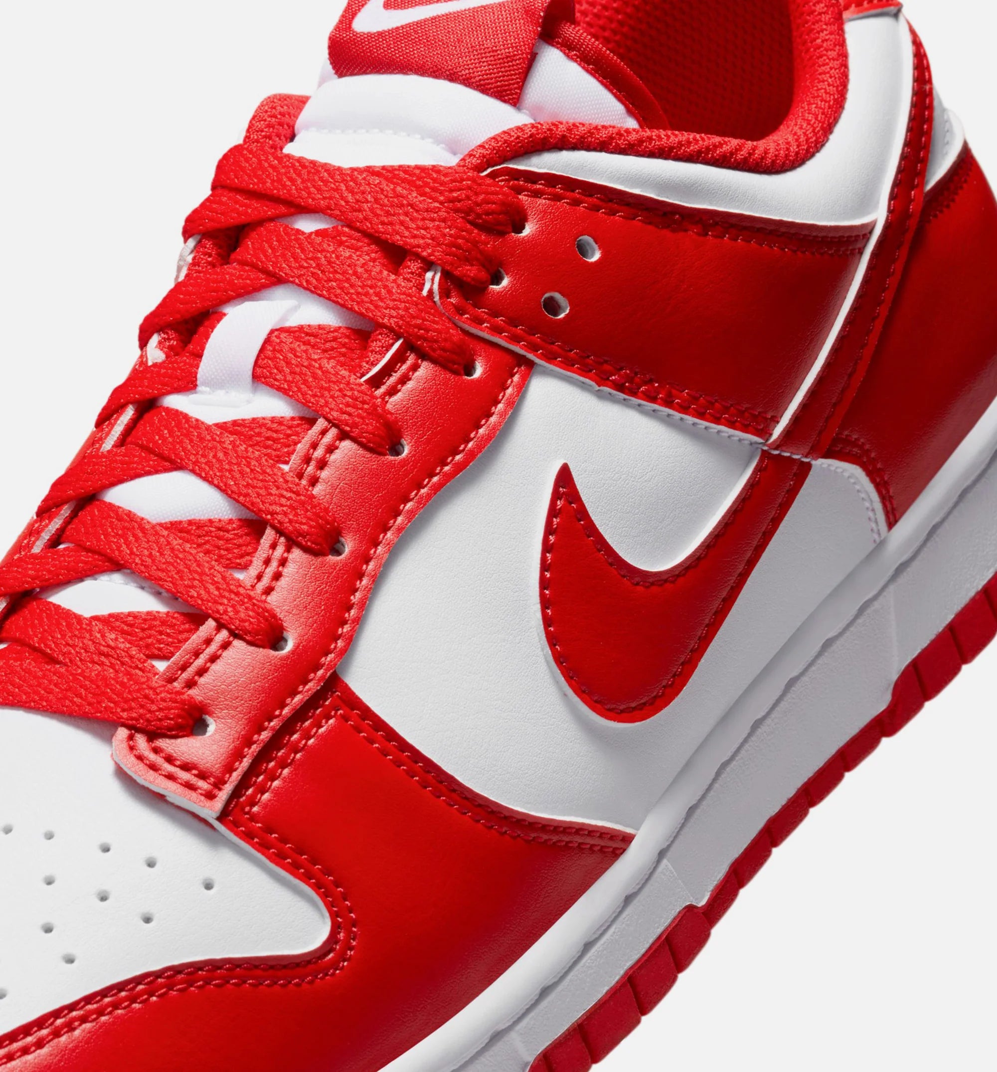 Dunk Low St John Mens Lifestyle Shoe White University Red