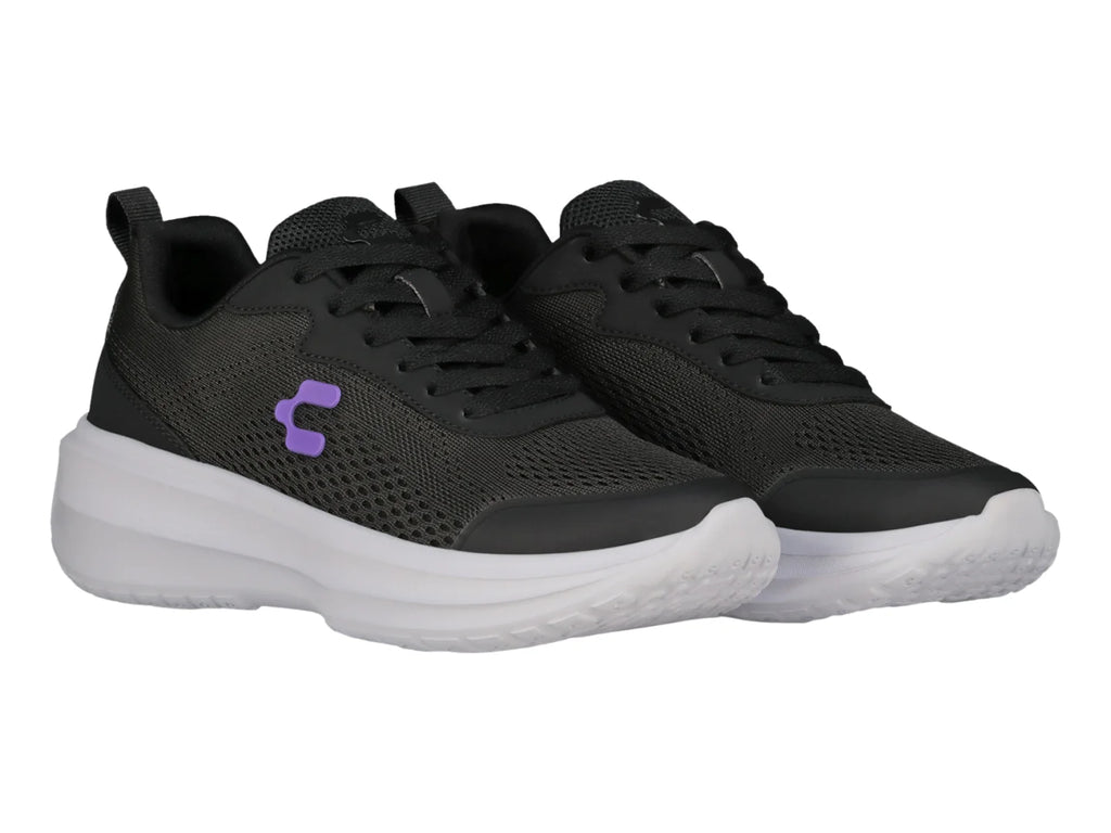Tenis Charly Road Casual Negro para Mujer
