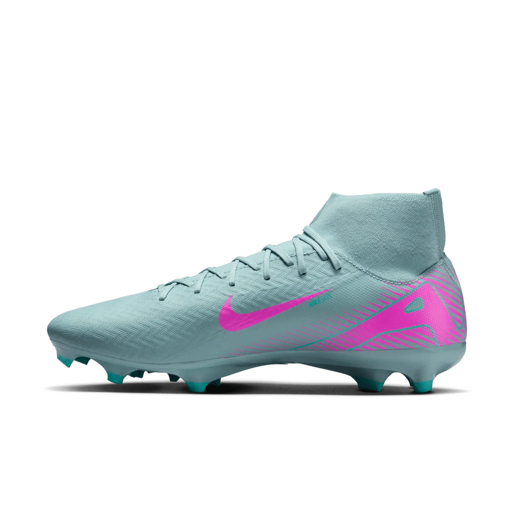 Nike Zoom Mercurial Superfly 10 Academy FG MG Multi Ground Football Boots Ocean Cube Pink Blast