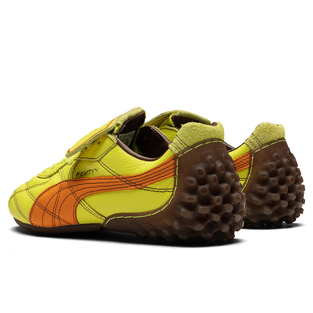 Puma x Fenty Womens Avanti LS Stitched Lime Sheen Pumpkin Pie