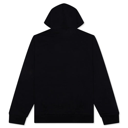 Smiley Call My Lawyer Bear Hoodie Jet Black