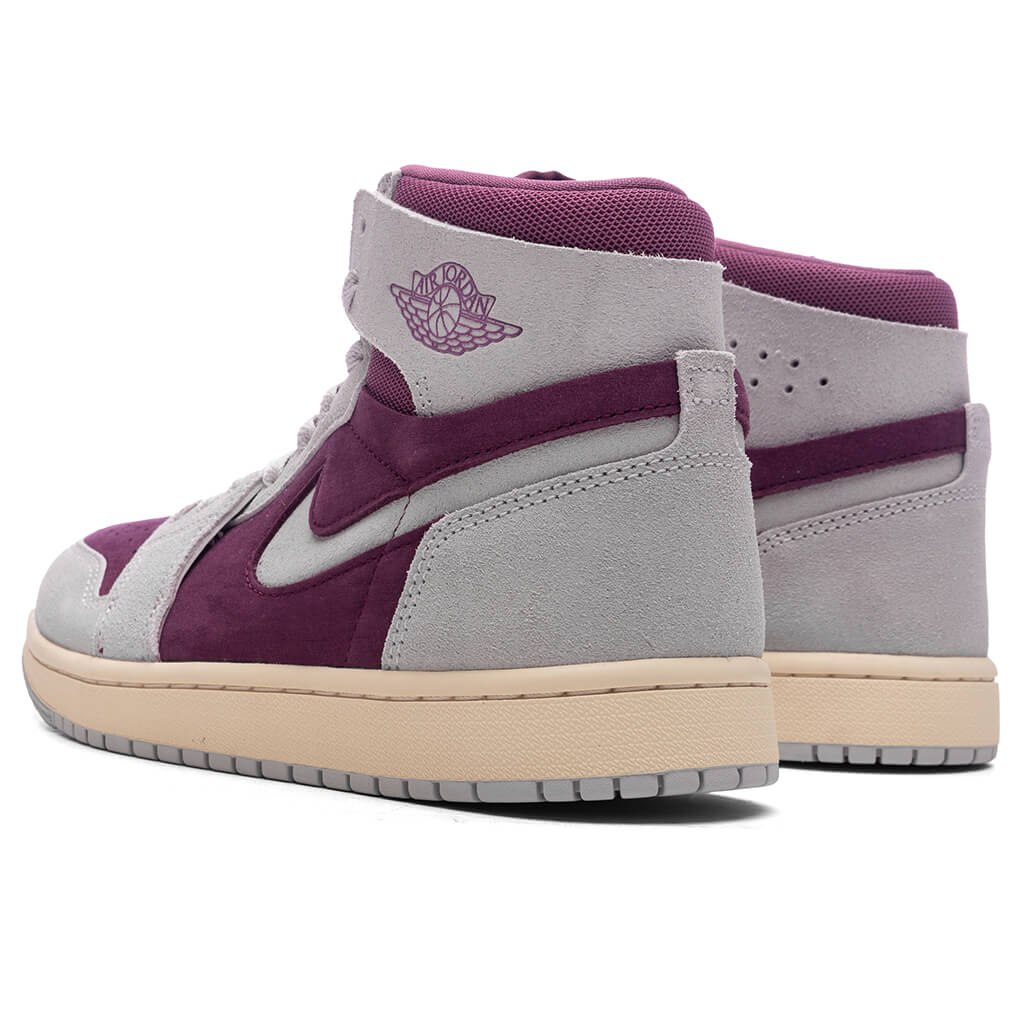 Womens Air Jordan 1 Zoom CMFT 2 Bordeaux Neutral Grey Light Bordeaux