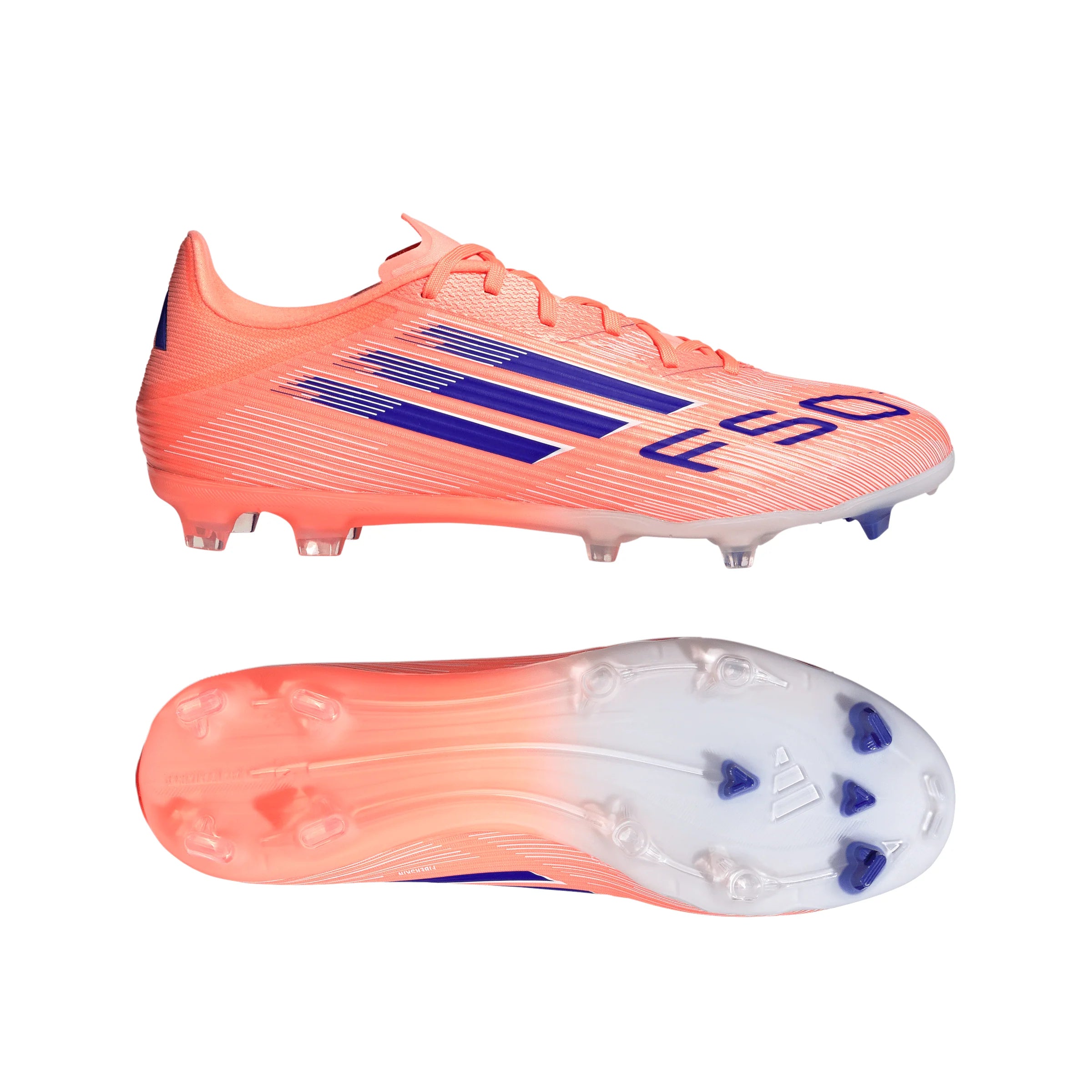 adidas F50 League FG MG Mens Soccer Cleats Orange Blue White