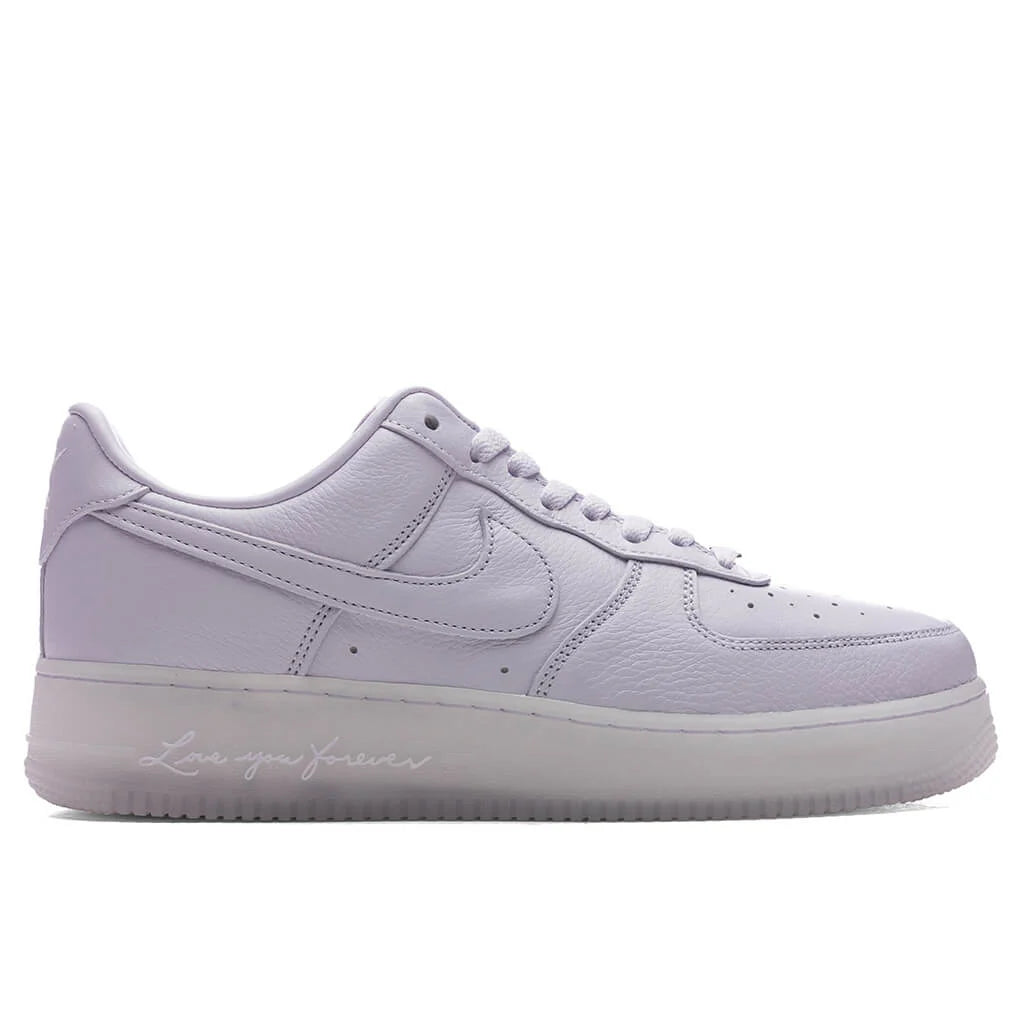 Nike x NOCTA Certified Lover Boy Air Force 1 Low Palest Purple Cobalt Tint