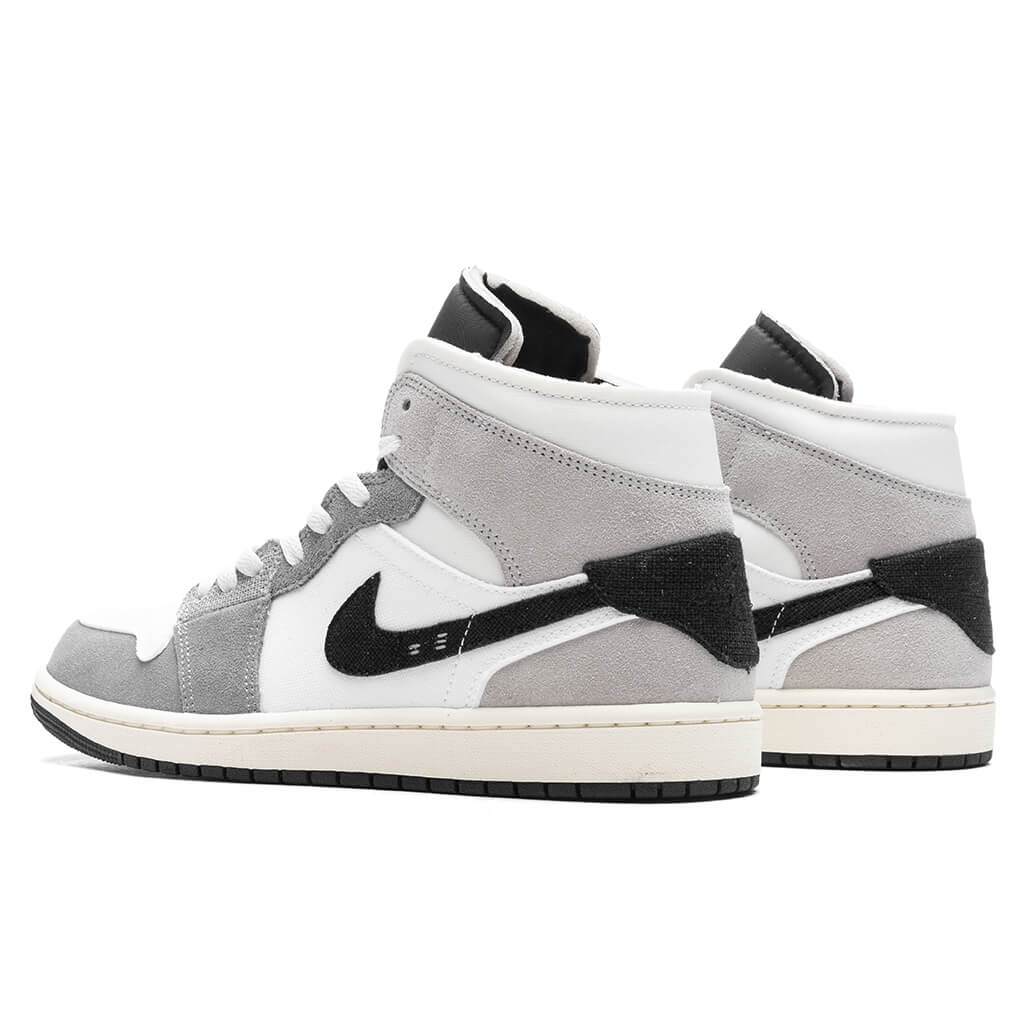 Air Jordan 1 Mid SE Craft Cement Grey Black White