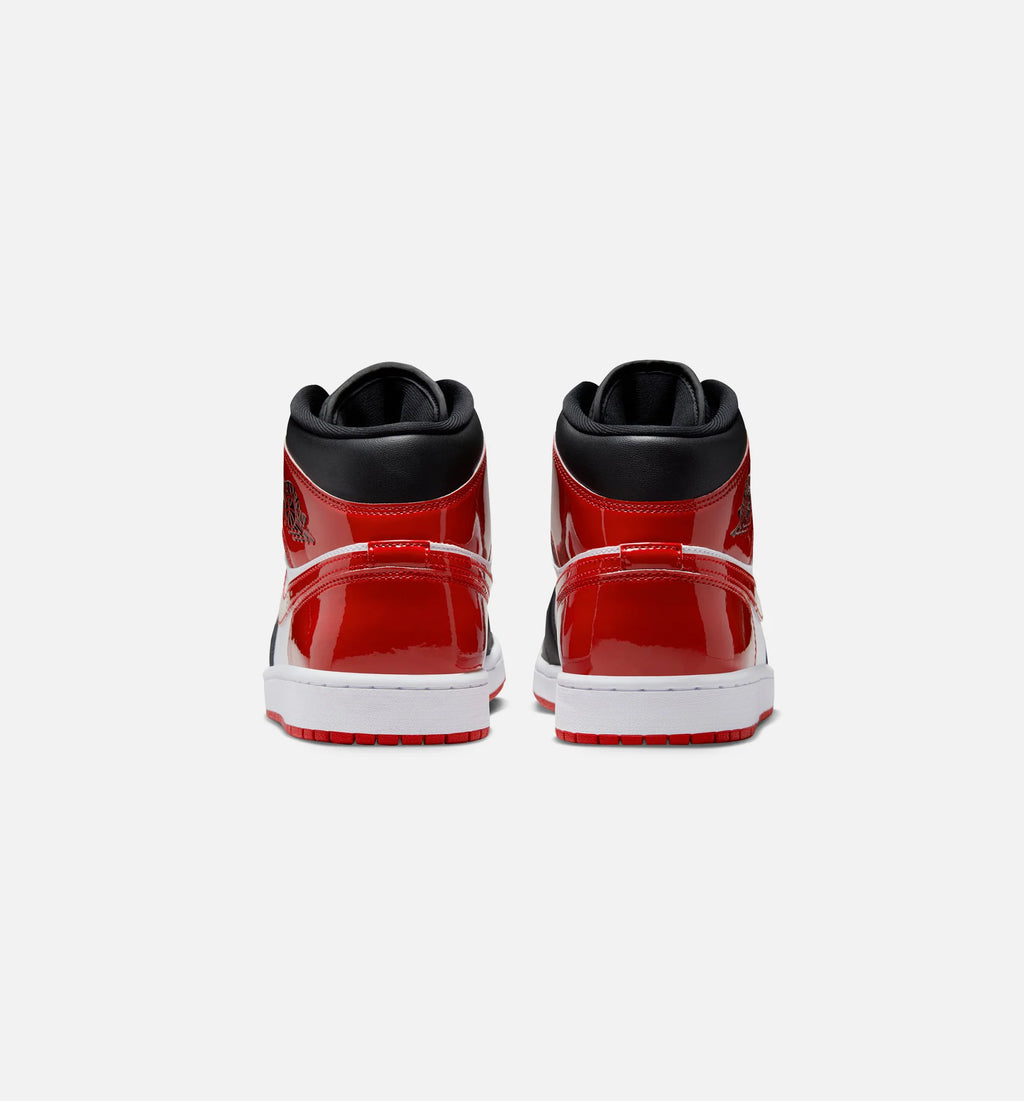 Air Jordan 1 Mid SE Mens Lifestyle Shoe Black White Varsity Red