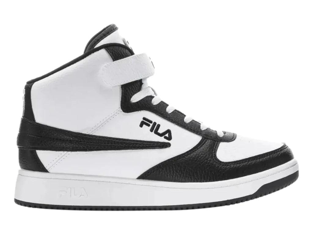 Tenis FILA A High Blanco y Negro para Niño