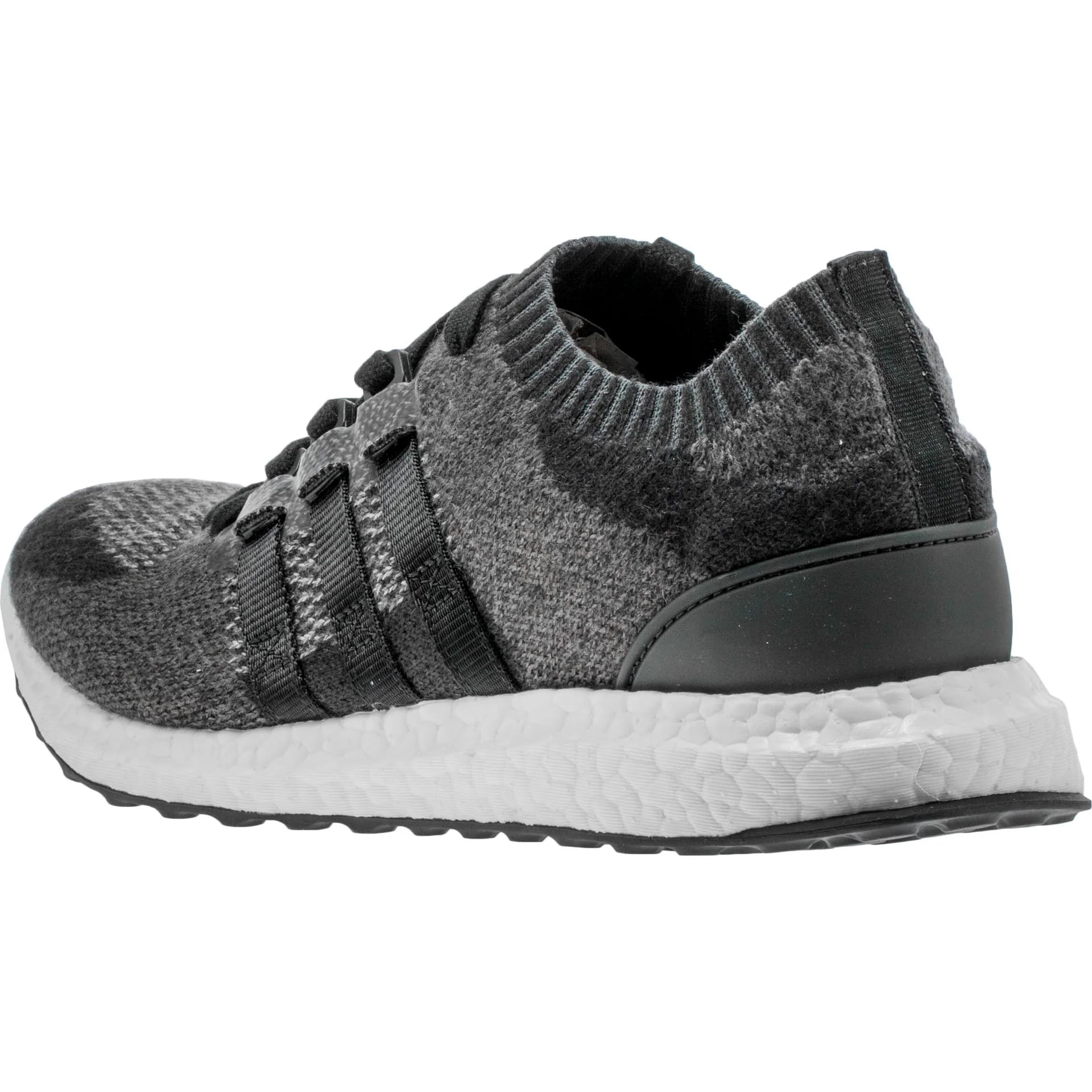 EQT Support Ultra Primeknit Core Black Mens Black Grey