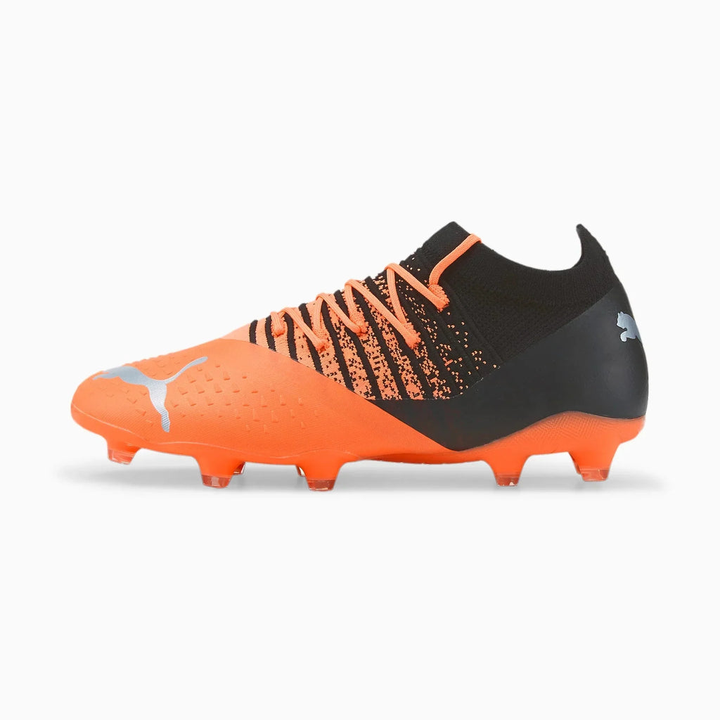 PUMA Future Z 33 FG AG Multi Ground Soccer Cleats Black Orange