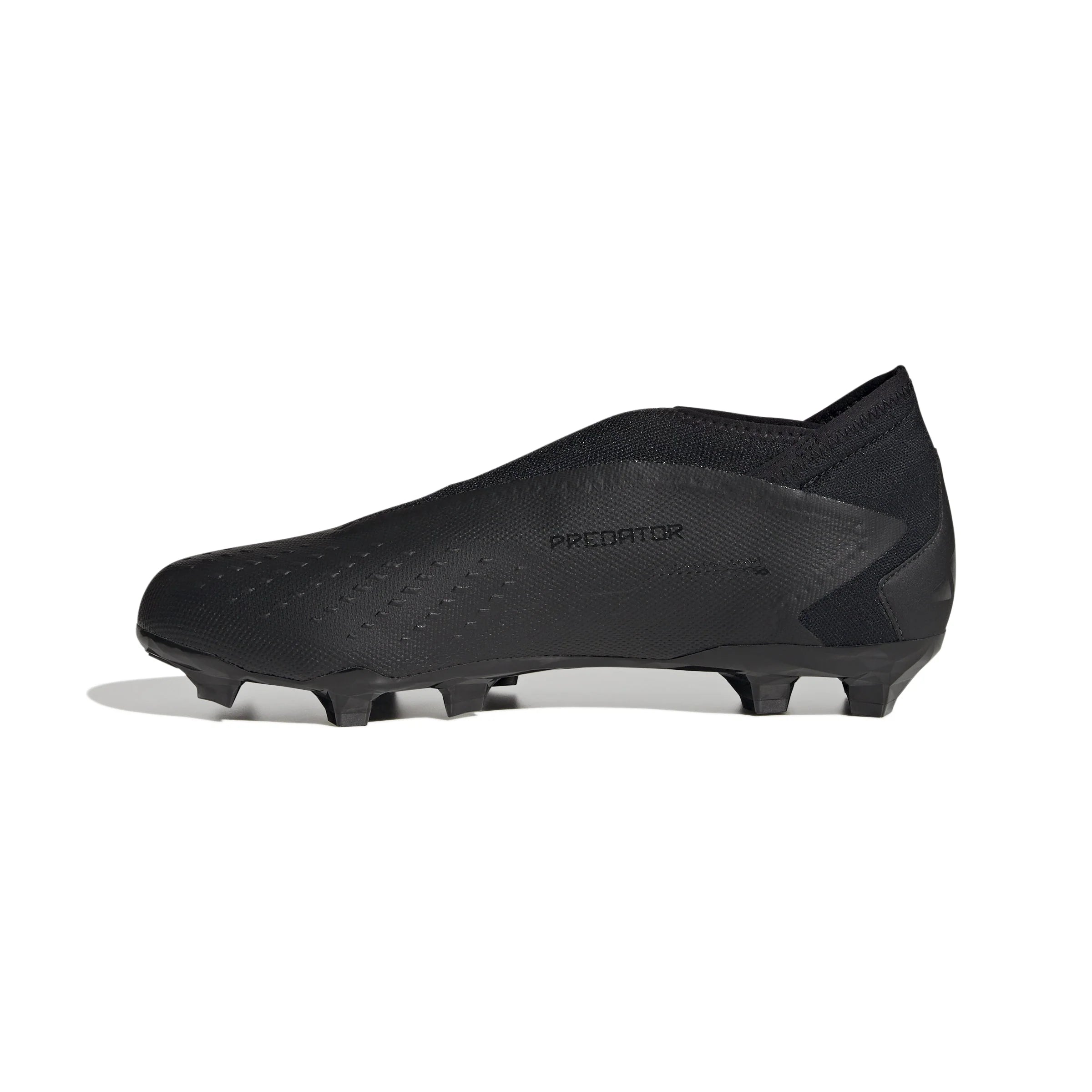 adidas Predator Accuracy3 Laceless FG Firm Ground Soccer Cleats Black Black
